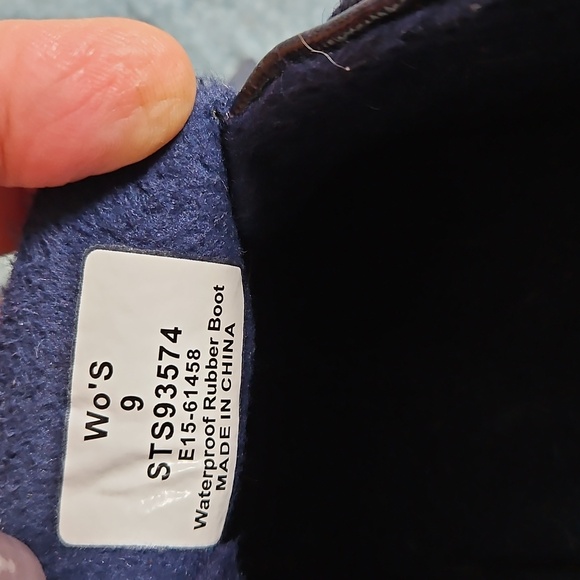 Speery Top Sider Bavy Blue Duck Boots - Picture 6 of 6